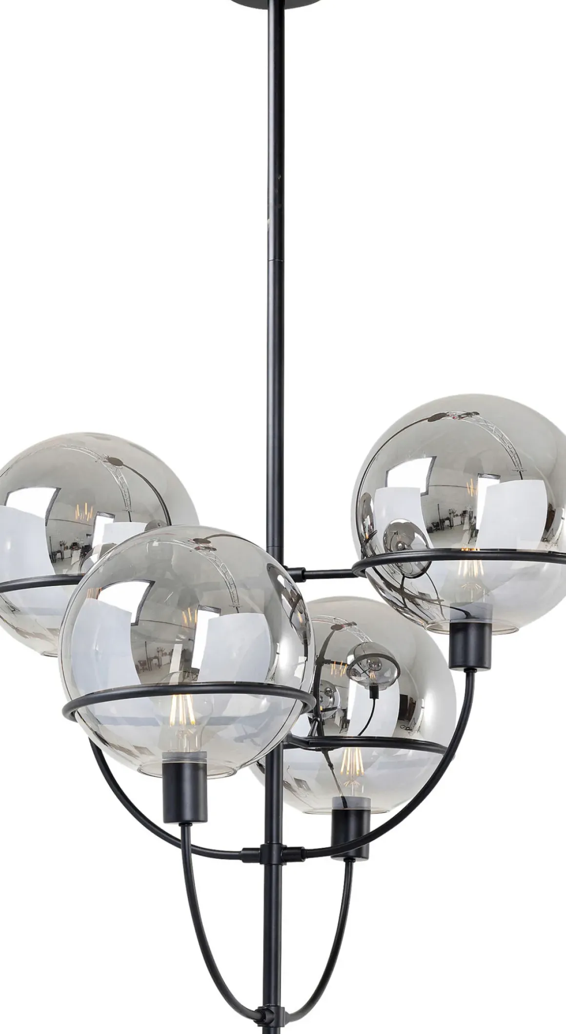Taklampa Pendel Lantern - Tonat Glas, 4 Klot - KARE Design