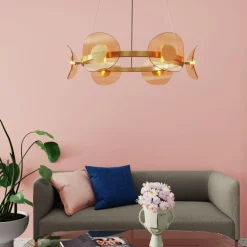 Taklampa Pendel Mariposa - Mässing - KARE Design
