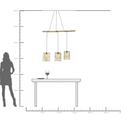 Taklampa Pendel Three Grids - KARE Design