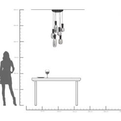 Taklampa Romeo Ø42cm - KARE Design