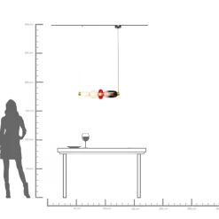 Taklampa Sugar, 72cm - KARE Design