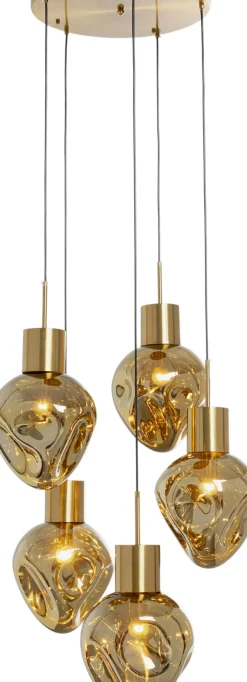 Taklampa Supernova - Pendel Amber Cinque Ø50cm - KARE Design