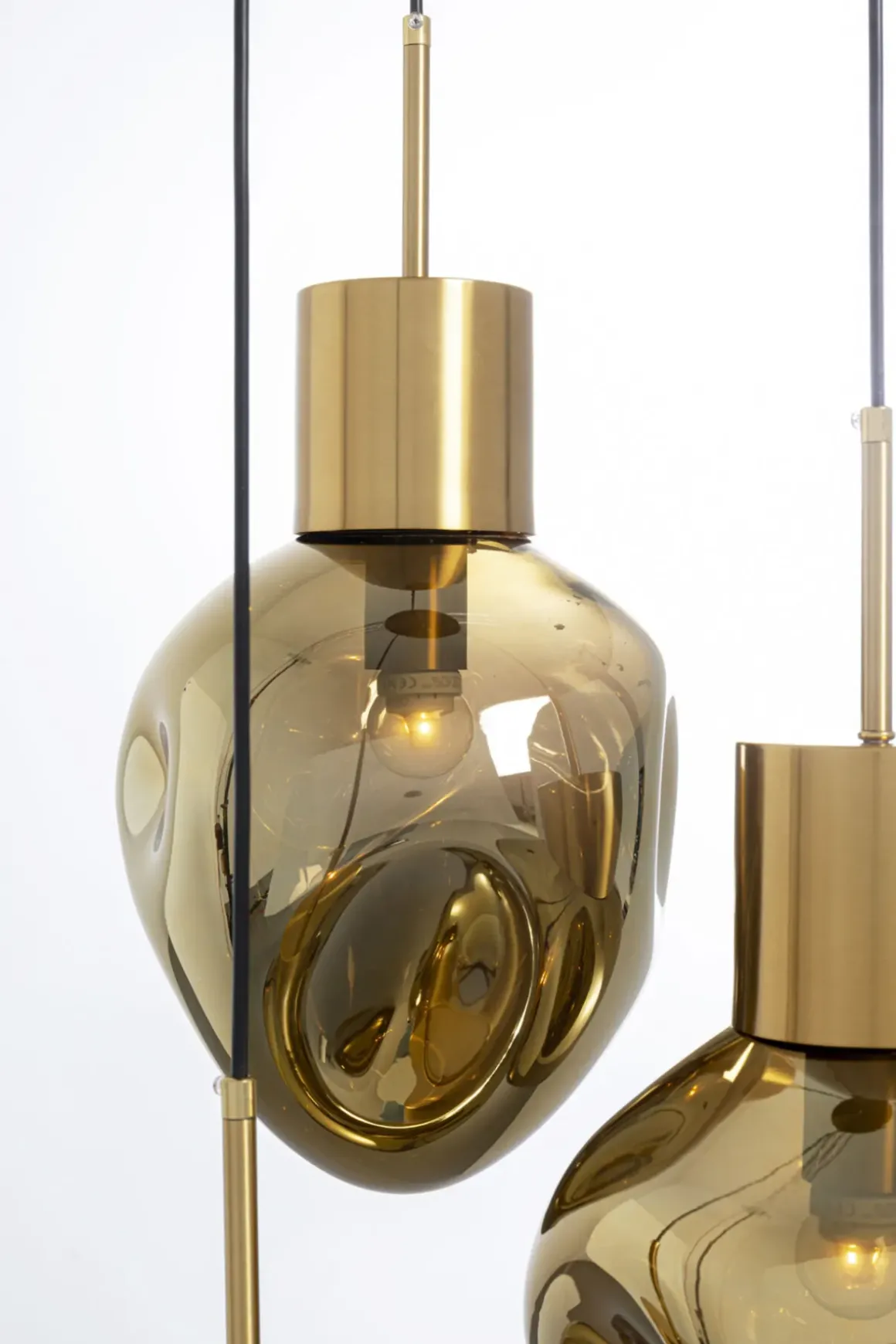 Taklampa Supernova - Pendel Amber Tre Ø45cm - KARE Design