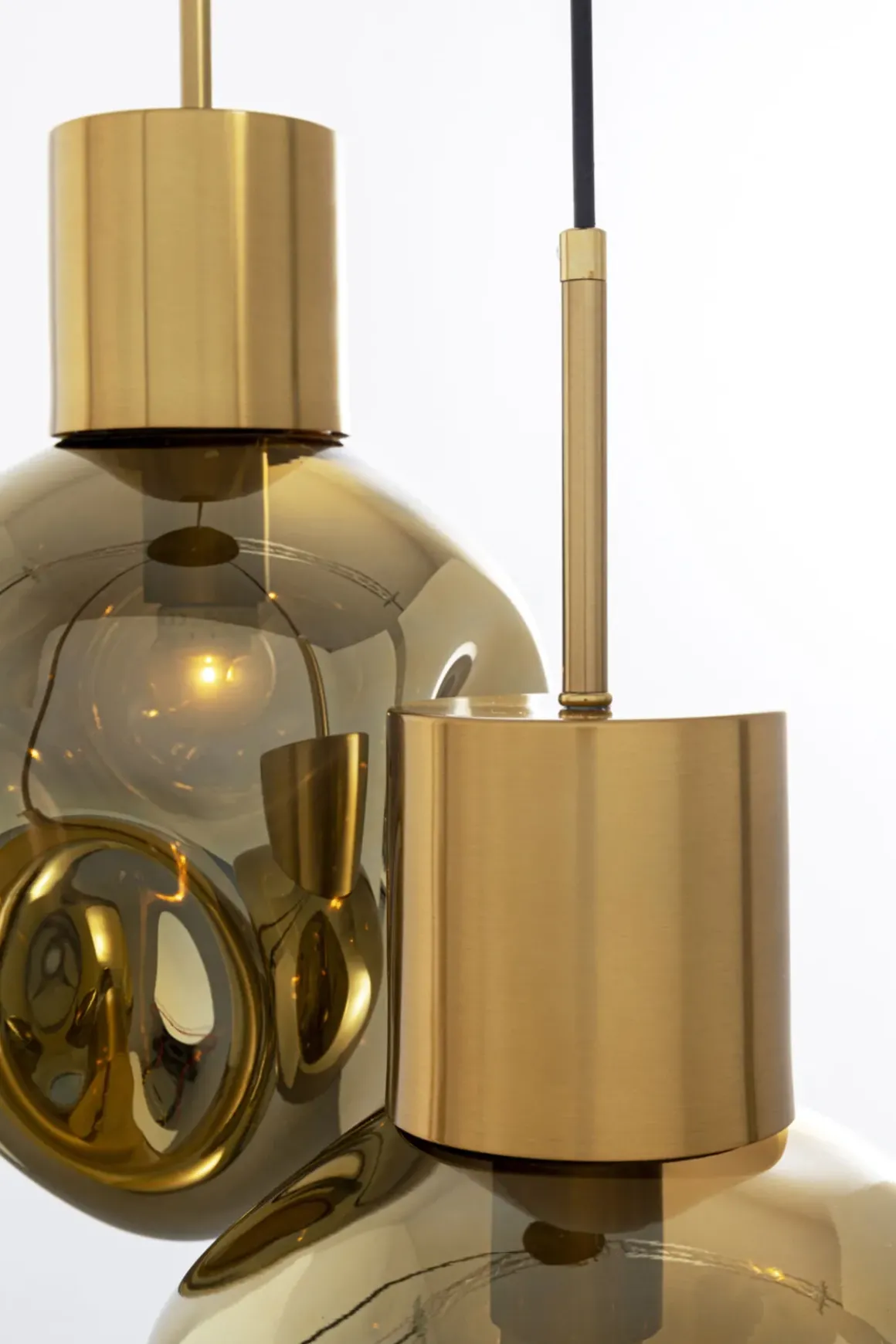 Taklampa Supernova - Pendel Amber Tre Ø45cm - KARE Design