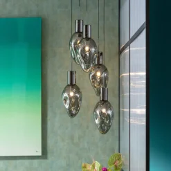 Taklampa Supernova - Pendel Smoky Cinque Ø50cm - KARE Design