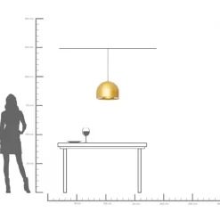 Taklampa Zen - Guld, Ø40cm - KARE Design