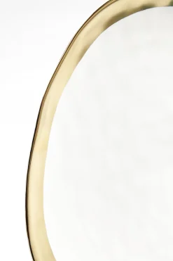 Tallrik Bell - Vit Porslin med guldkant, Ø31cm - KARE Design
