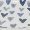 Tallrik Cuori - Vit, Blå, Ø28cm - KARE Design