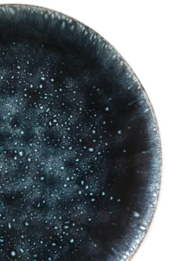 Tallrik Mustique - Glaserat Stengods Aqua Blå-grå, Ø21cm - KARE Design