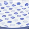 Tallrik Partito Dots - Vit, Blå, Ø22cm - KARE Design