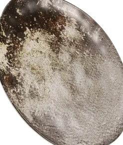 Tallrik Savannah - Glaserat Stengods Brun/Grå, Ø20cm - KARE Design