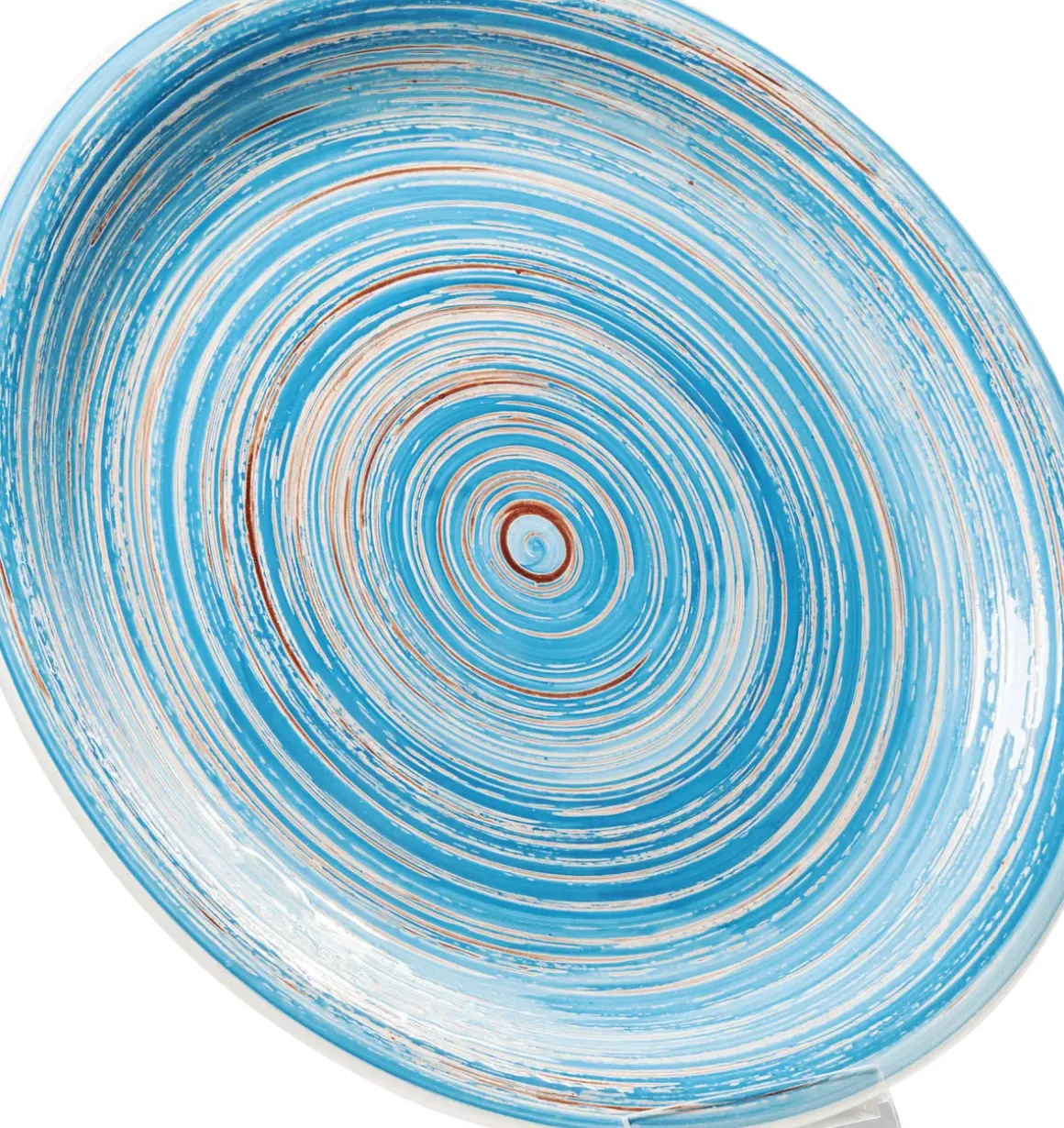 Tallrik Swirl Blå Ø27cm - KARE Design