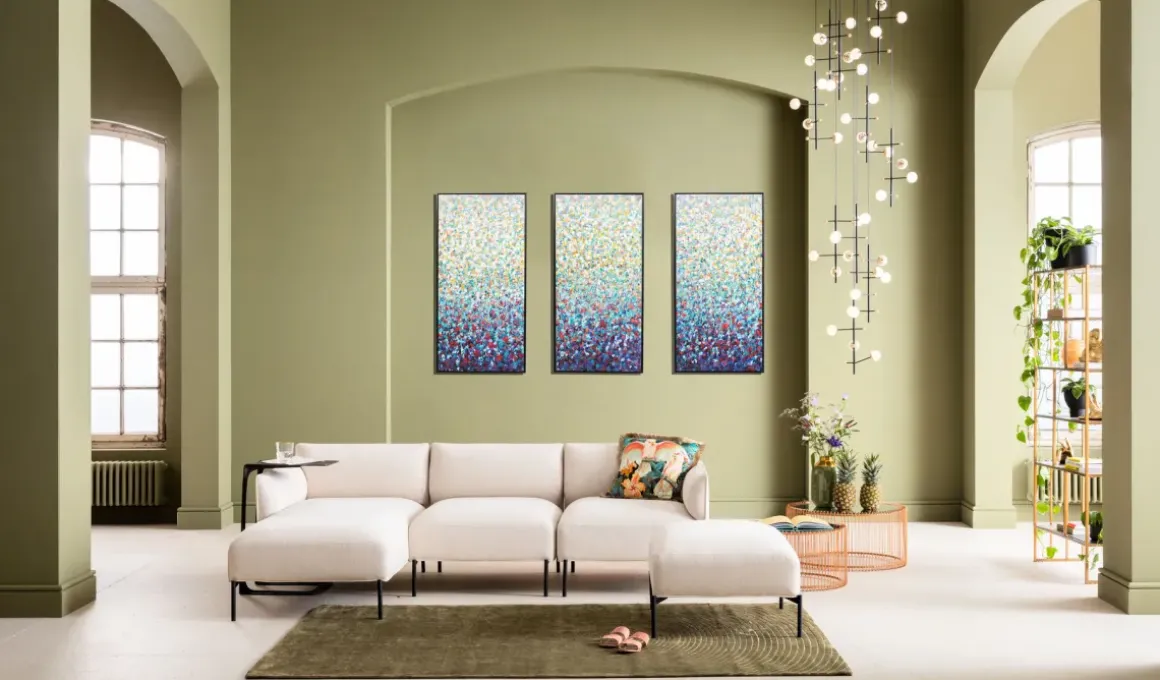 Tavelset Konfetti (3/Set) 240x160cm - KARE Design