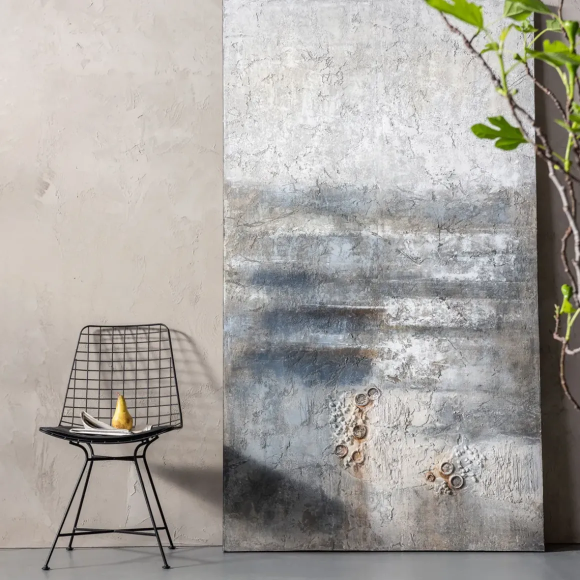 Tavla Abstract Into The Night - Akryl, 120x210cm - KARE Design