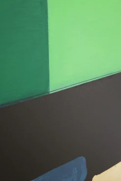 Tavla Abstract Shapes - Grön, 73x143cm - KARE Design