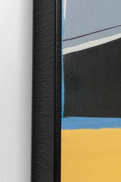 Tavla Abstract Shapes - Orange, 73x143cm - KARE Design