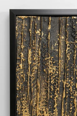 Tavla Abstract Svart - Akryl, 80x120cm - KARE Design
