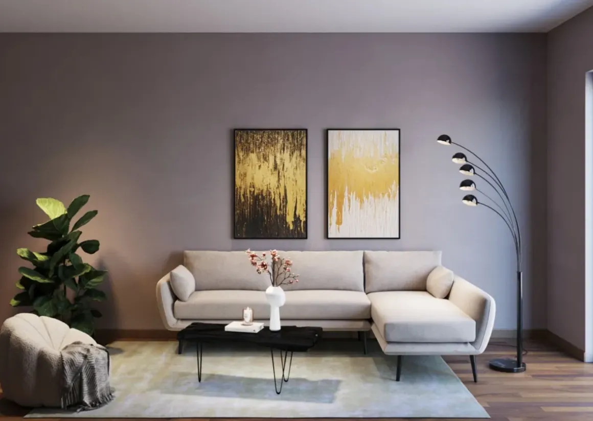 Tavla Abstract White - Akryl, 80x120cm - KARE Design