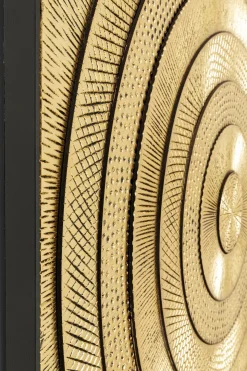 Tavla Circle Guld, 120x120cm - KARE Design