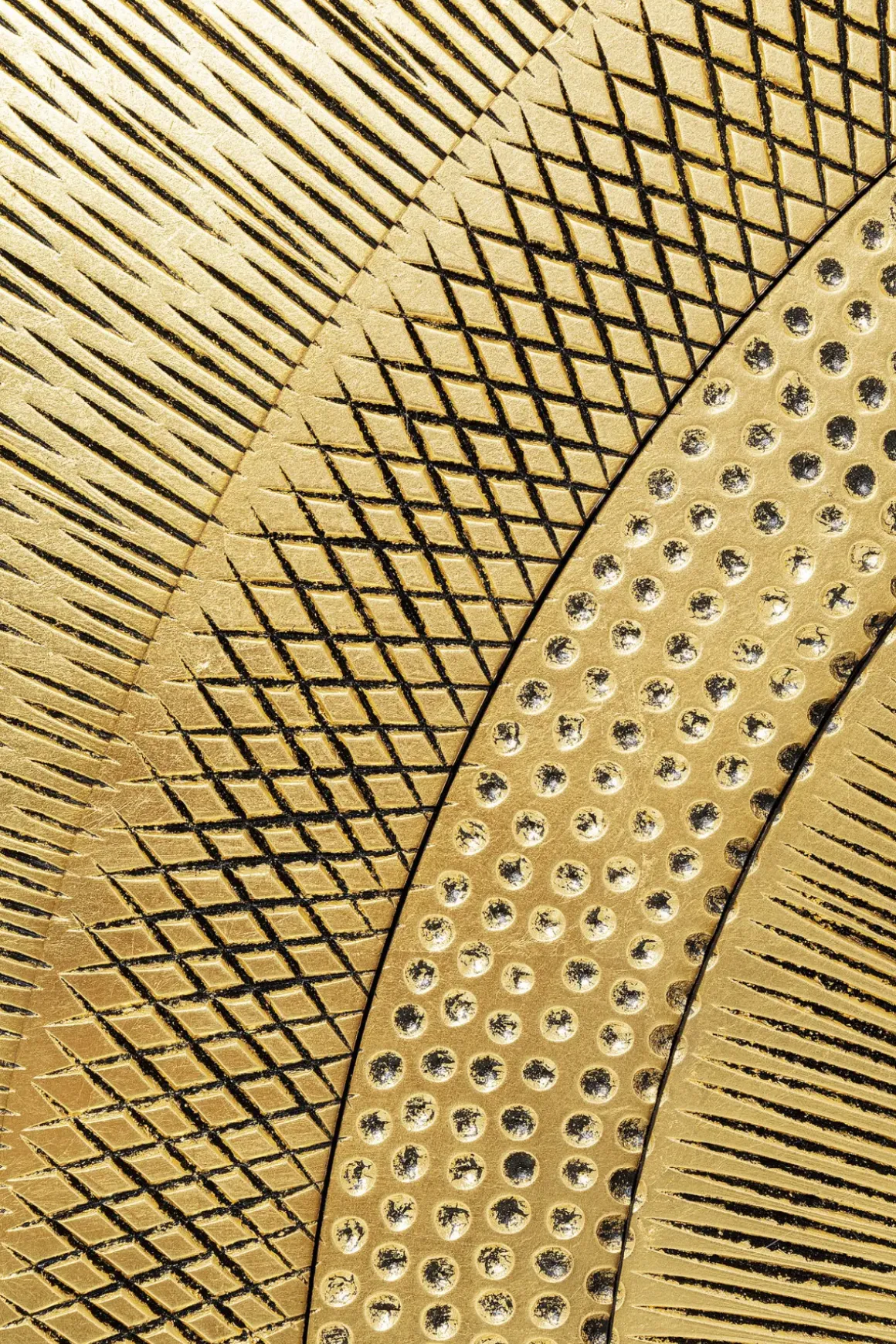 Tavla Circle Guld, 120x120cm - KARE Design