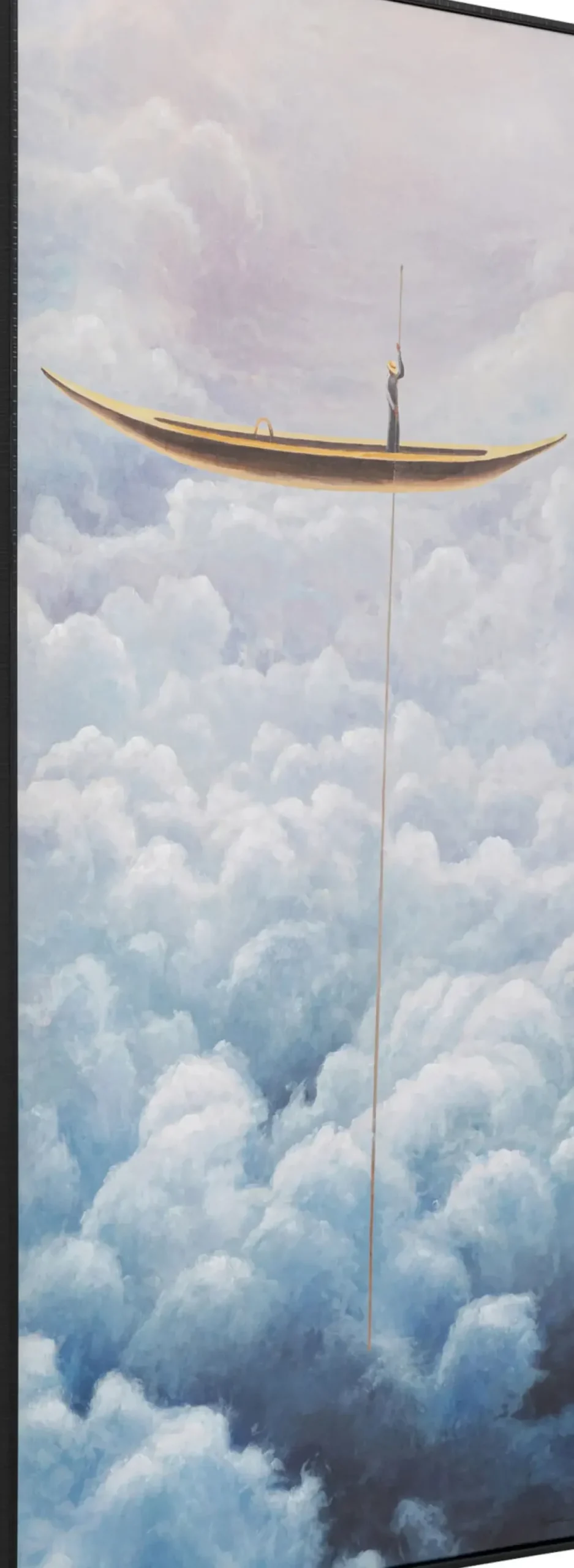Tavla Cloud Boat - Båt, 120x60cm - KARE Design