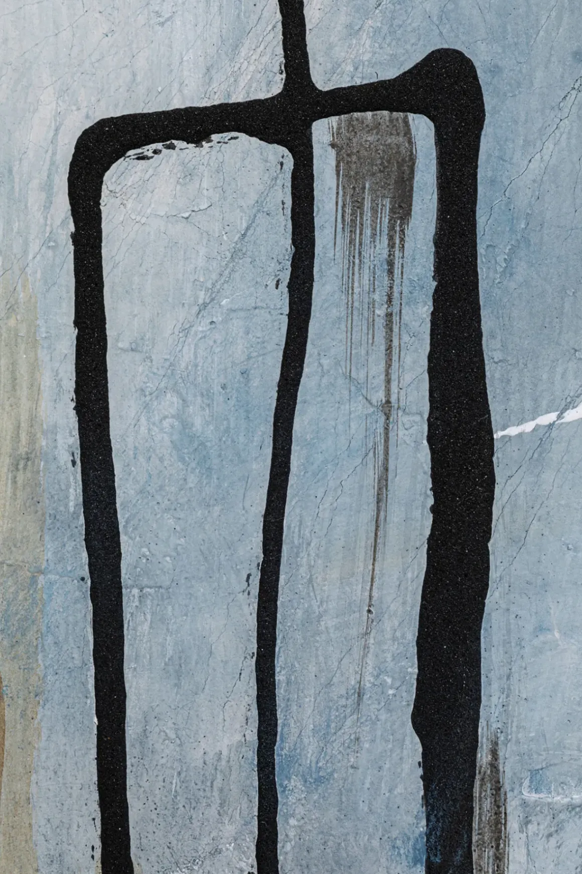 Tavla Dust Abstract Blue - Akryl, 100x100cm - KARE Design