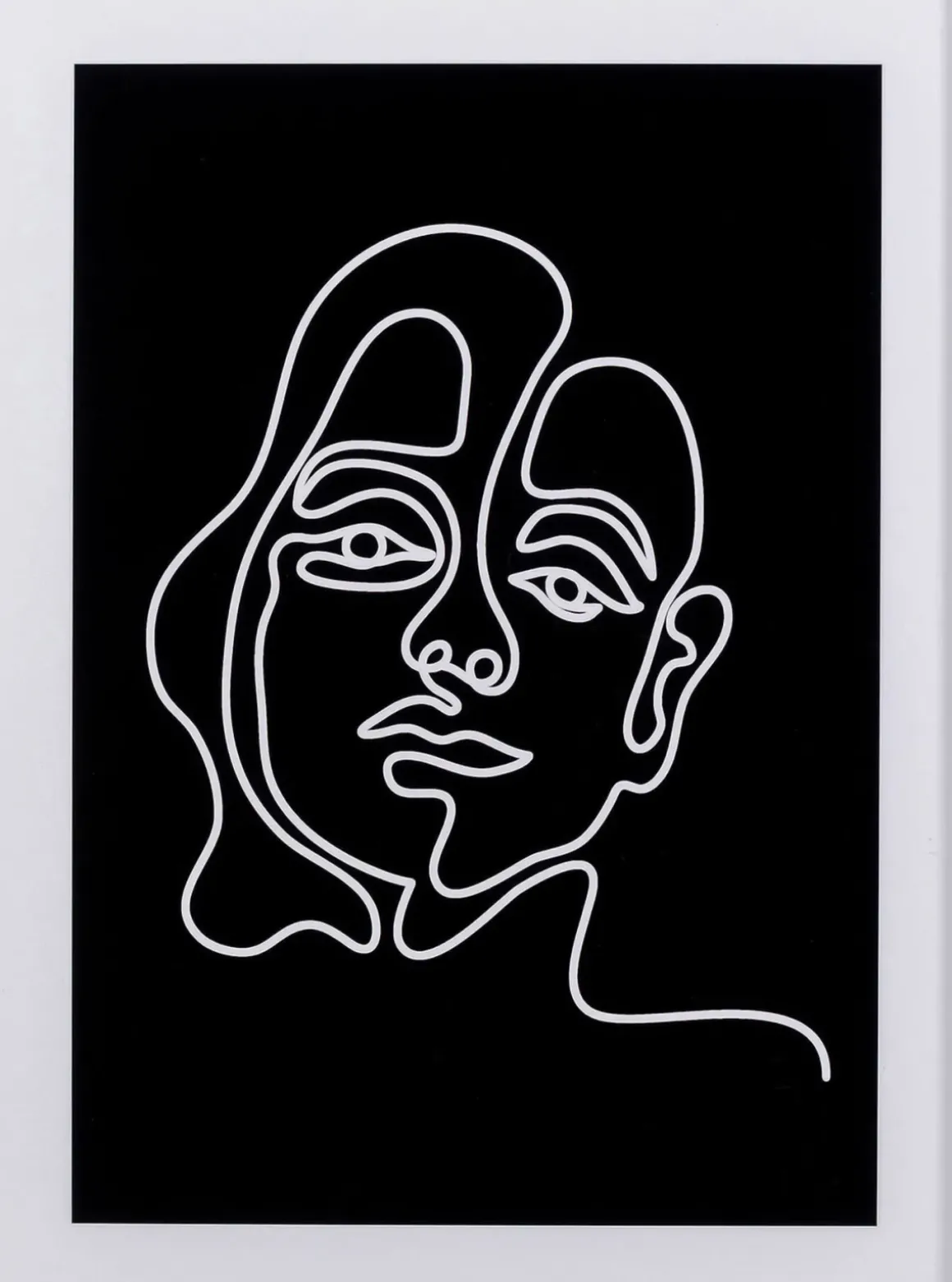Tavla Faccia Arte - Kvinna, 80x60cm - KARE Design