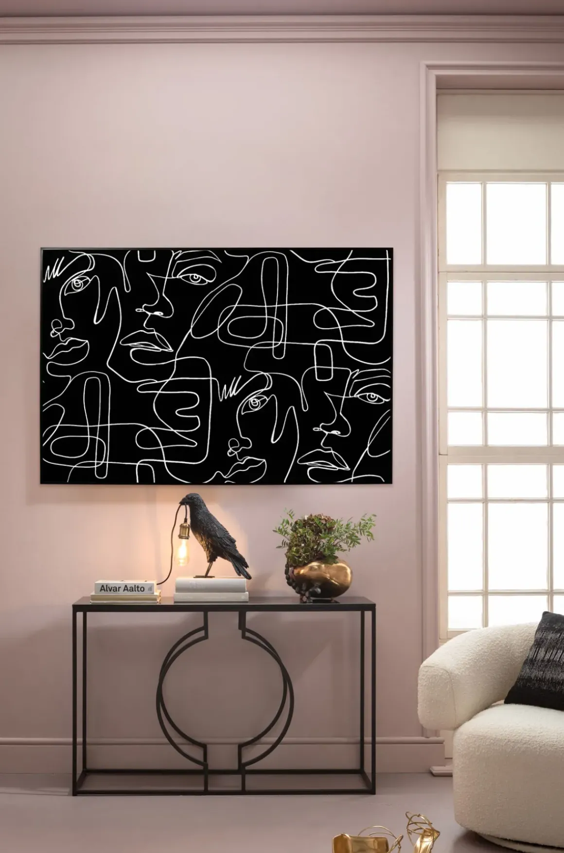 Tavla Faccia Arte - Målning, 150x100cm - KARE Design