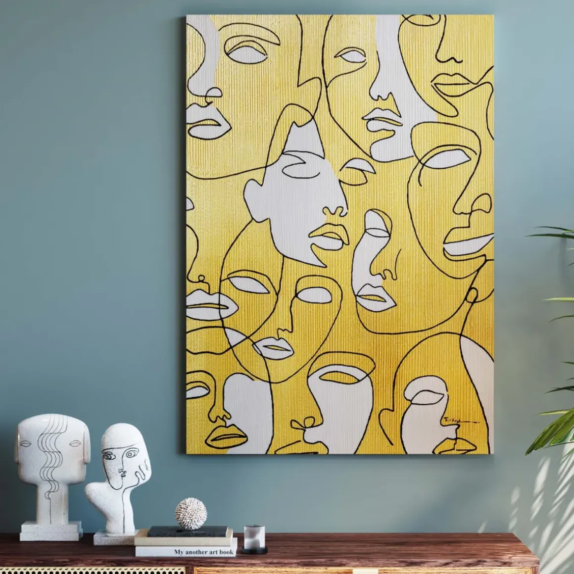 Tavla Faces, 70x100cm - KARE Design