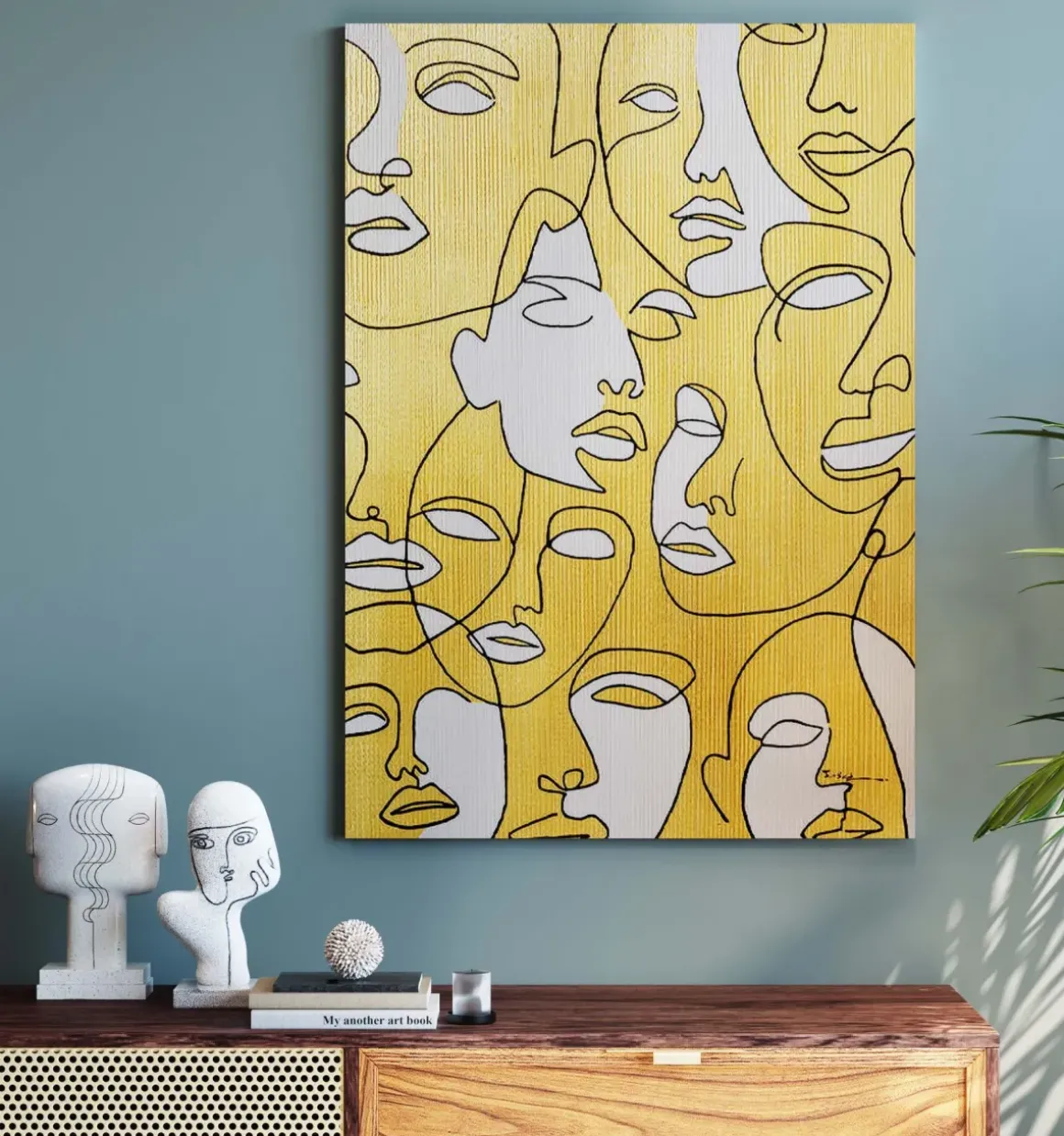Tavla Faces, 70x100cm - KARE Design