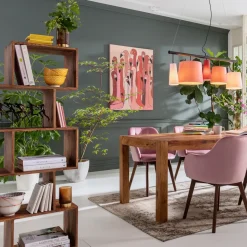 Tavla Flamingo Meeting, 90x120cm - KARE Design