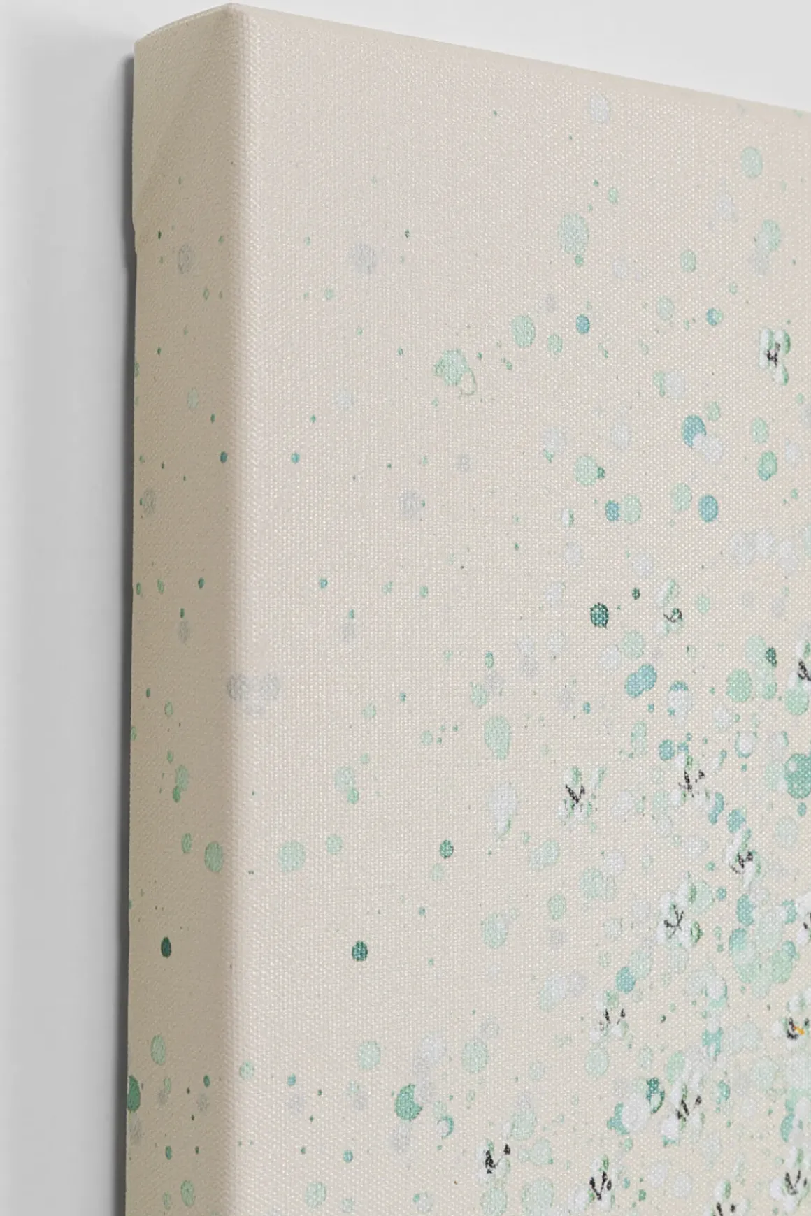 Tavla Flower Boat - Beige/Grön, 80x100cm - KARE Design