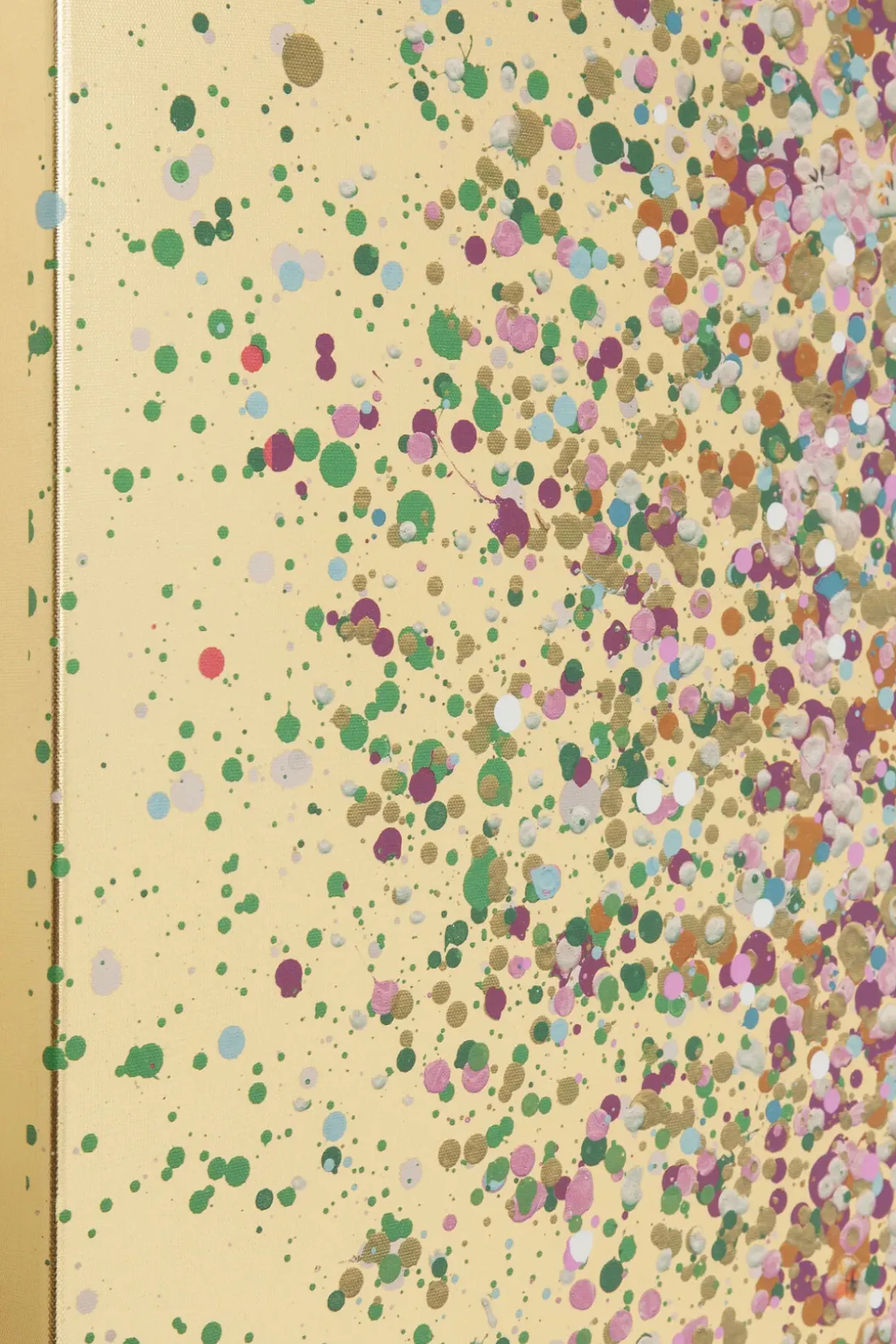 Tavla Flower Boat - Guld/Rosa, 80x100cm - KARE Design