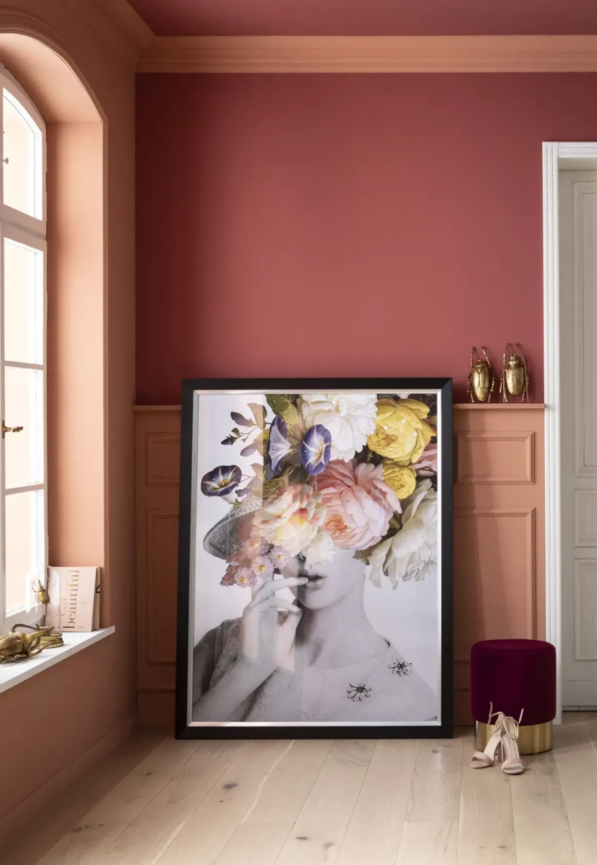 Tavla Flower Lady Pastel, 152x117cm - KARE Design