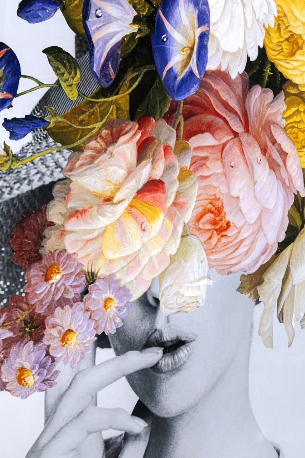 Tavla Flower Lady Pastel, 152x117cm - KARE Design