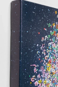 Tavla Flying Elephant At Night - Canvas, 160x120cm - KARE Design