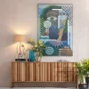 Tavla Geometric Woman - Papperskonst, 100x150cm - KARE Design