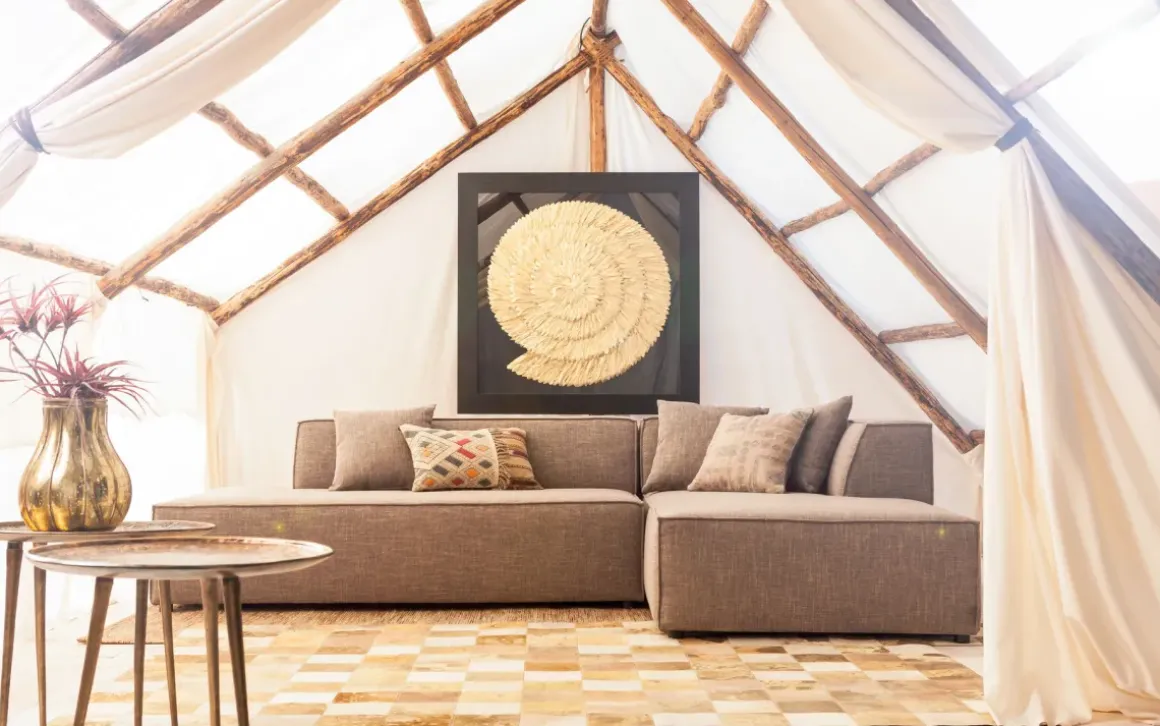 Tavla Golden Snail - Guld, 120x120cm - KARE Design