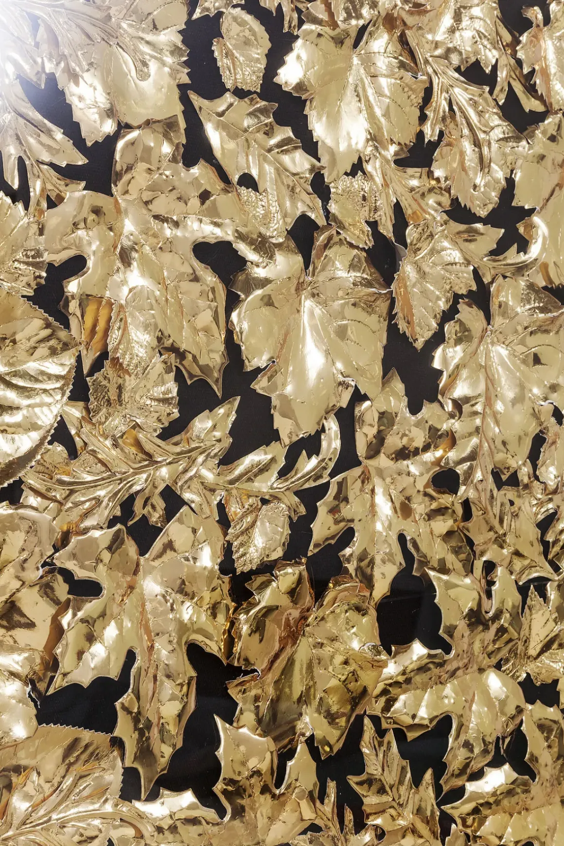Tavla Gold Leaf - 3D i Djup Plexiram, 120x120cm - KARE Design
