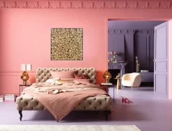 Tavla Gold Leaf - 3D i Djup Plexiram, 120x120cm - KARE Design