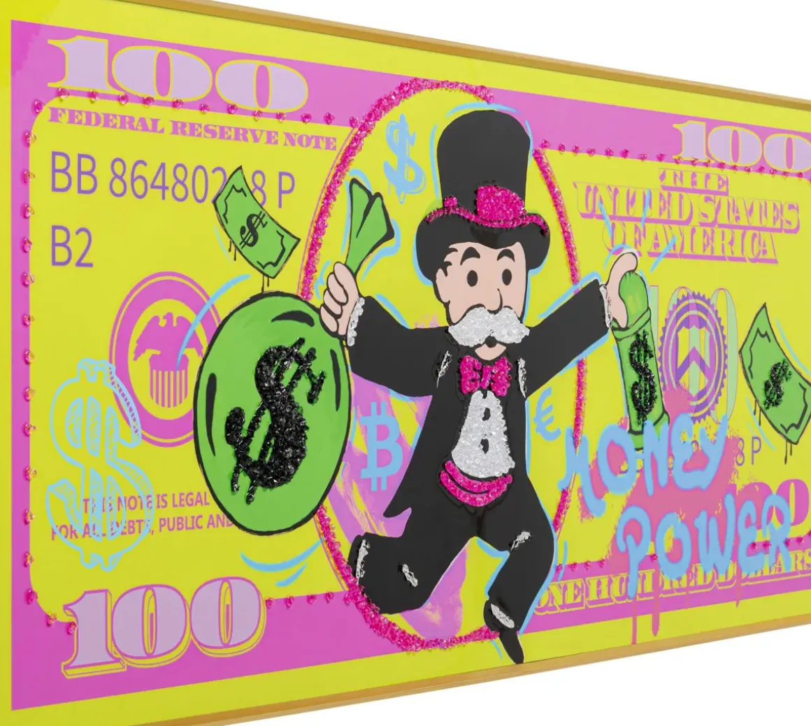 Tavla Graffiti Money, 70x160cm - KARE Design