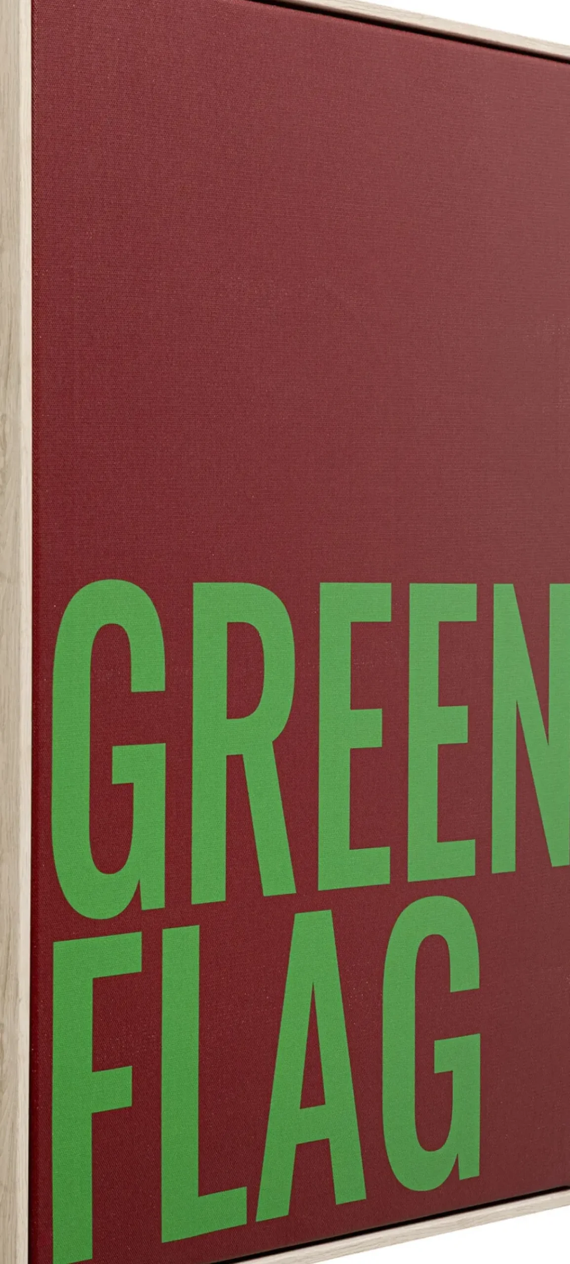 Tavla Green Flag, 40x60cm - KARE Design