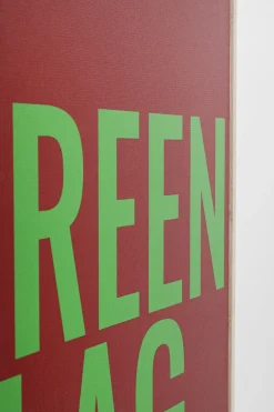 Tavla Green Flag, 40x60cm - KARE Design