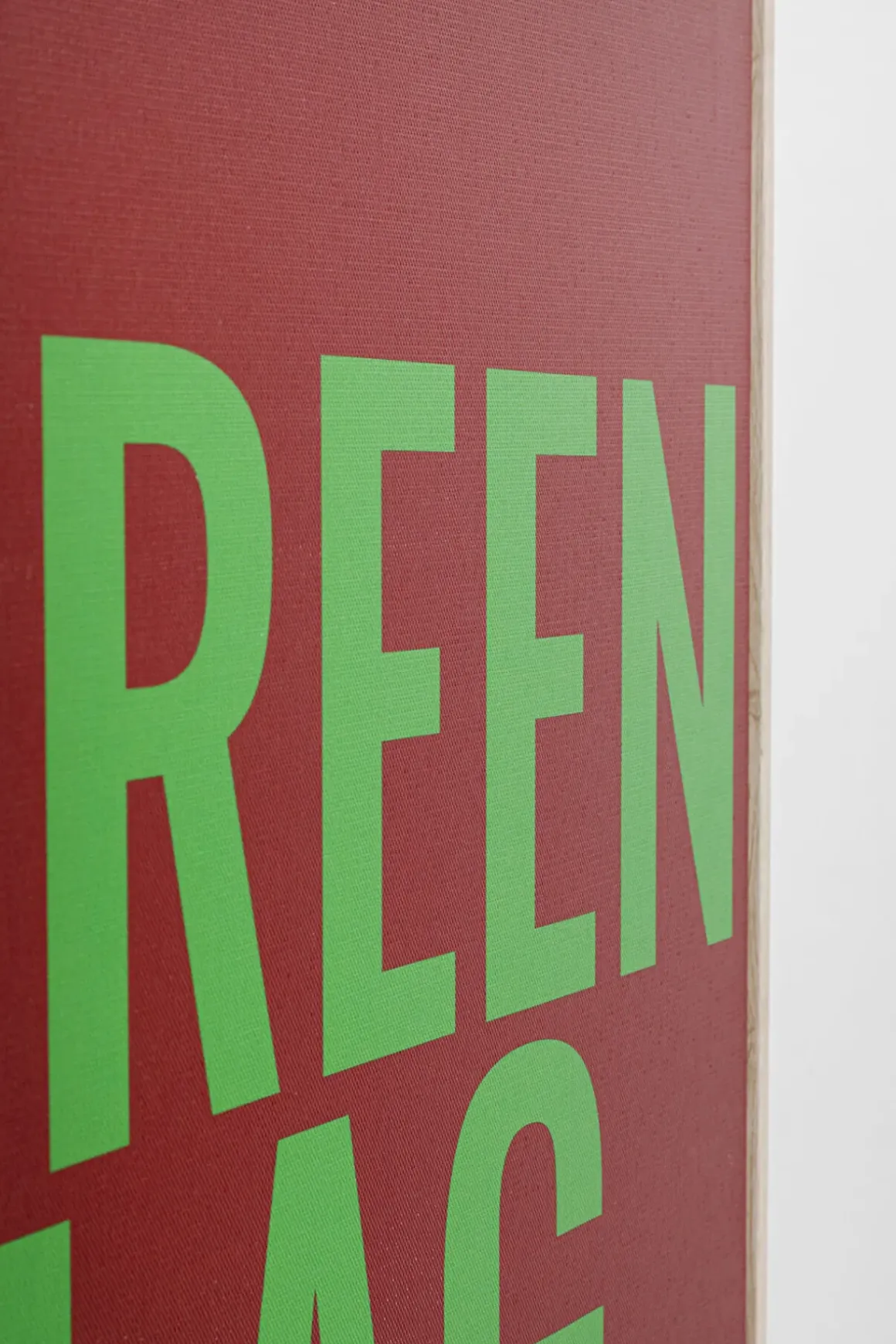 Tavla Green Flag, 40x60cm - KARE Design
