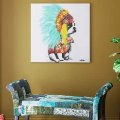 Tavla Headdress Dog, 80x80cm - KARE Design