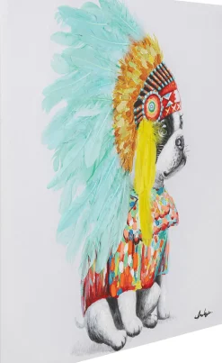 Tavla Headdress Dog, 80x80cm - KARE Design