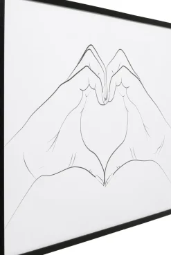 Tavla Heart Hands, 103x73cm - KARE Design