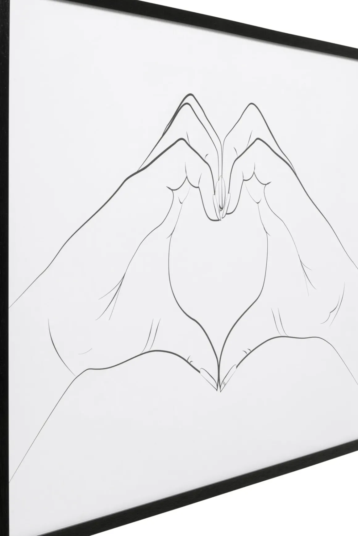 Tavla Heart Hands, 103x73cm - KARE Design