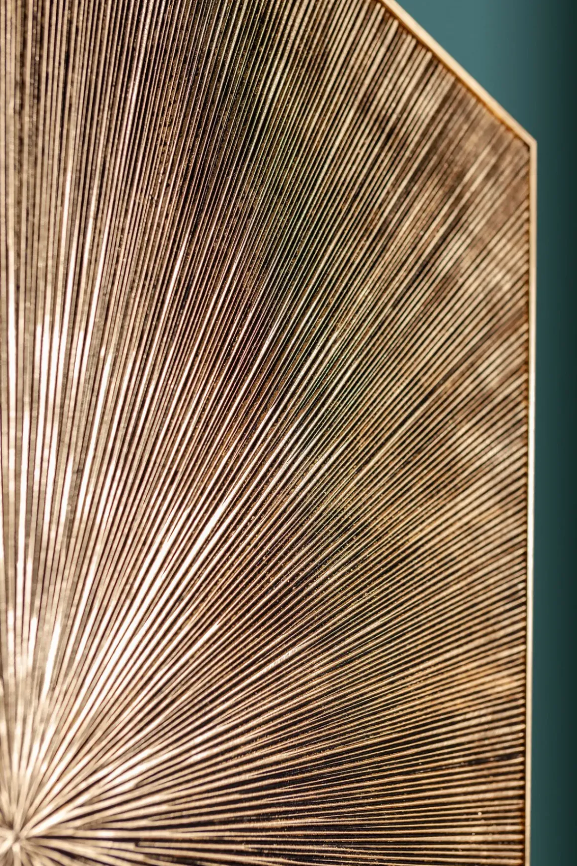 Tavla Illumino - Struktur i Matt Guldfinish, 120x120cm - KARE Design