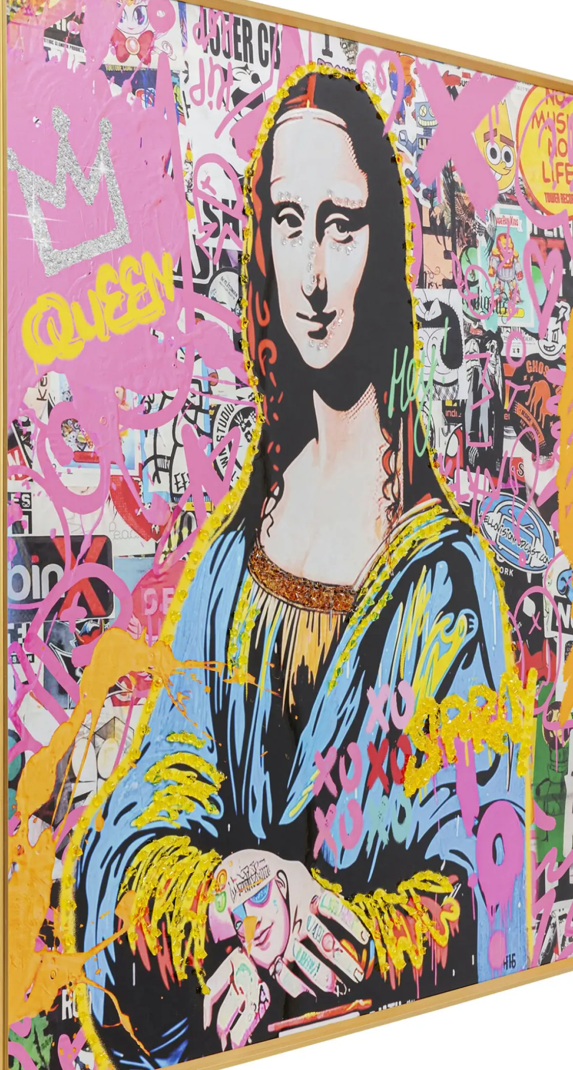 Tavla La Viva Woman, 100x100cm - KARE Design